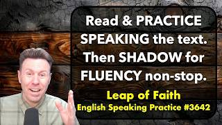 SHADOWING + Speaking Practice = English Fluecy Training