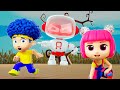 Red Light, Green Light with Cha-Cha, Chicky, Lya-Lya & Boom-Boom | D Billions Kids Songs