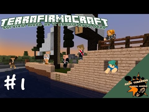 TerraFirmaCraft Reloaded With Akiic and Gang E1- Rescued at Sea