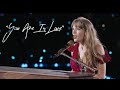 Taylor Swift You Are In Love Live From TS The Eras Tour Film