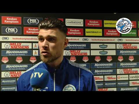 Reactie van Danny Holla na het duel met RKC Waalwijk