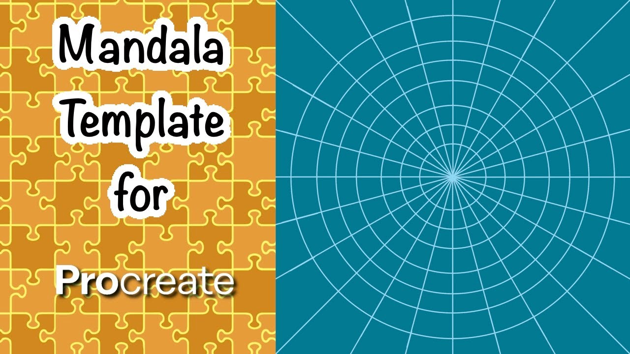Mandala Template for Procreate