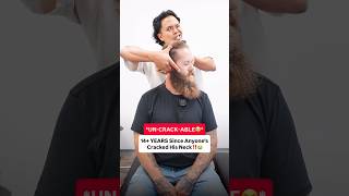 WORST NECK IVE CRACKED!?😭 #chiropractic #backpain #neckpain #trending