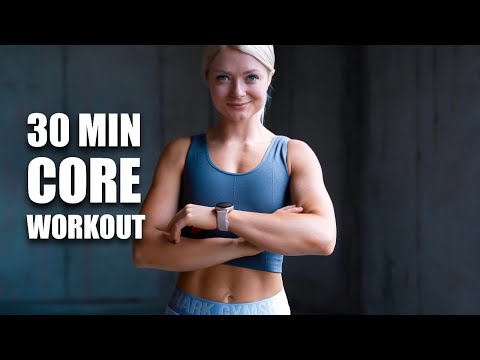 30 MIN CORE - AB AND BACK HOME WORKOUT | No Equipment