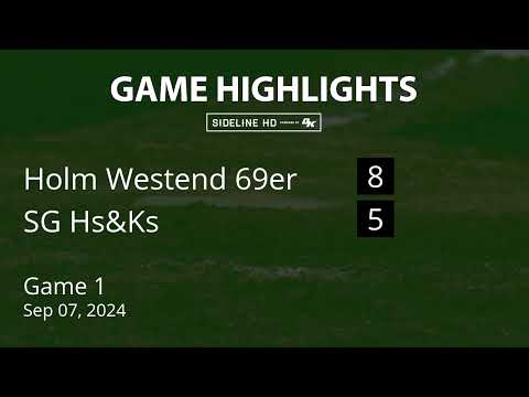 Game 1 Highlights Holm Westend 69rs vs SG Hanseatics Knights 3 07SEP2024
