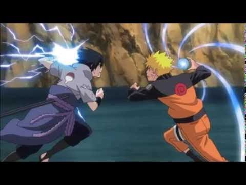 Naruto rasengan vs Sasuke Chidori