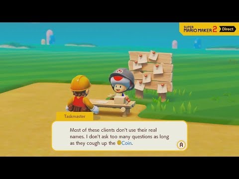 Story Mode Revealed in Super Mario Maker 2! (Nintendo Direct)