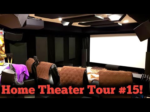 THE RAFCAVE HOME THEATER TOUR #15 - 4K Projector / 7.2.4 Dolby Atmos / DTS:X Sound