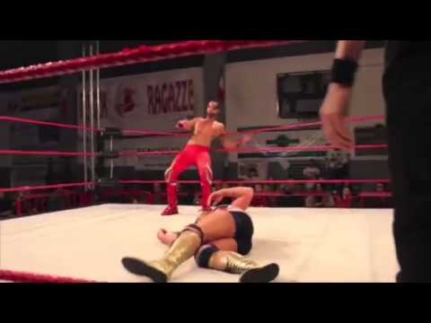 ICW [Italy] - Red Devil vs Kenzo Richards (Ringside Distortion: English Commentary)