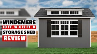 Windemere 10x12 Storage Shed Review | Handy Home DIY Backyard Studio and Workspace