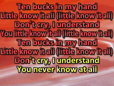 Iggy Pop feat. Sum 41 - Little Know It All(karaoke)(by request)