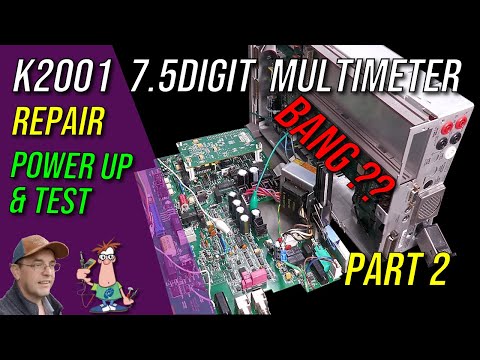 No.146 - Keithley 2001 7.5digit DMM Repair (2nd) Part 2