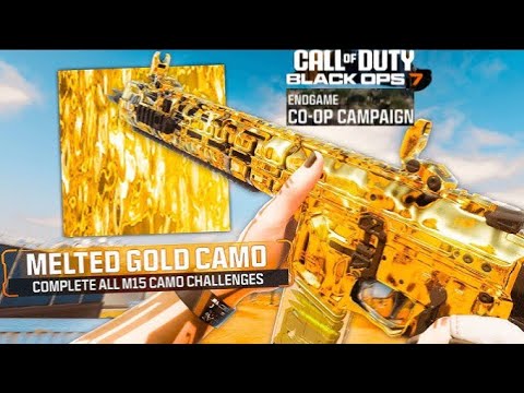 I Finally UNLOCKED *MOLTEN GOLD CAMO* in The New CO-OP Campaign Endgame Mode On BO7!