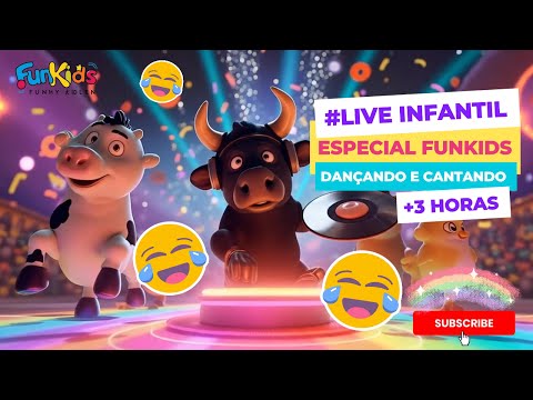 🌈🎶 Especial FunKids +3 Horas de Música com animação #musicainfantil  #desenhoinfantil #canalinfantil