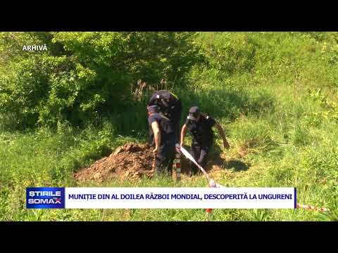 MUNITIE DIN AL DOILEA RAZBOI MONDIAL DESCOPERITA LA UNGURENI