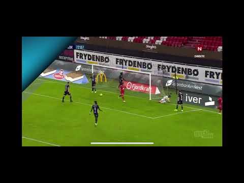 Gilbert Koomson scored today in Their 1-1 draw at home to KRISTIANSUND BK.