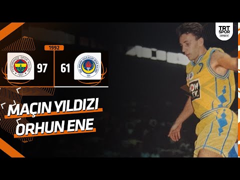 Fenerbahçe - Kolejliler: 97-61 (1992-93 sezonu) Maçın Yıldızı Orhun Ene