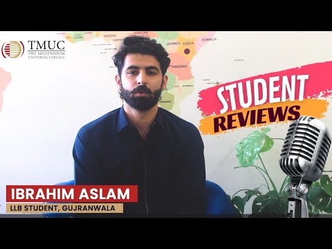 Student Reviews - Ibrahim Aslam LLB Student, Gujranwala