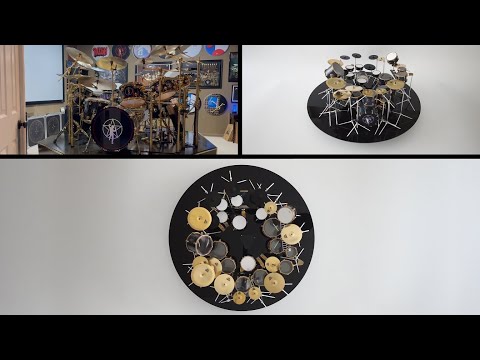Neil Peart R30 drums-Miniature Replica 1/10🥁