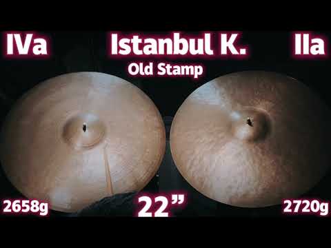 22”K zildjian Istanbul old stamp IIa VS IVa