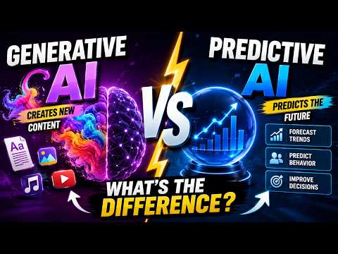 Generative AI vs Predictive AI What s the Difference The Knowledge Academy