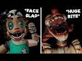 All FNAF Secret Of The Mimic Jumpscares In SLOW MOTION