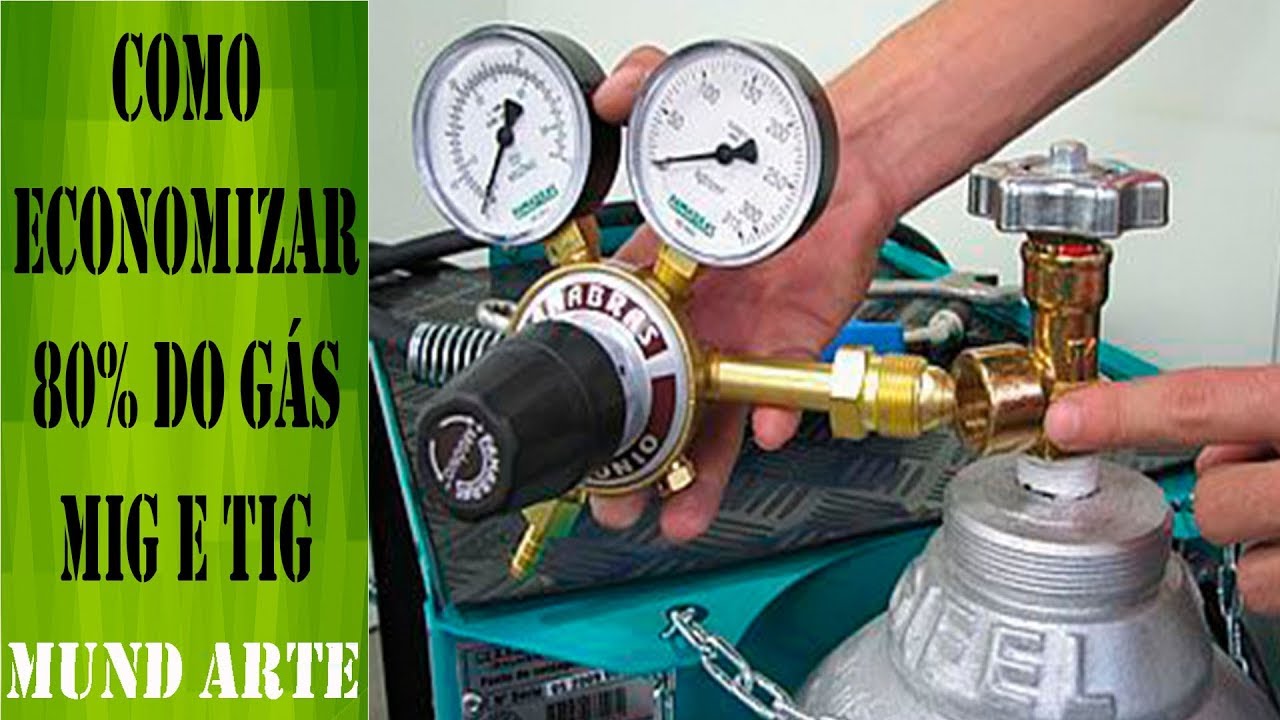 Como economizar 80% do gás Mig e Tig