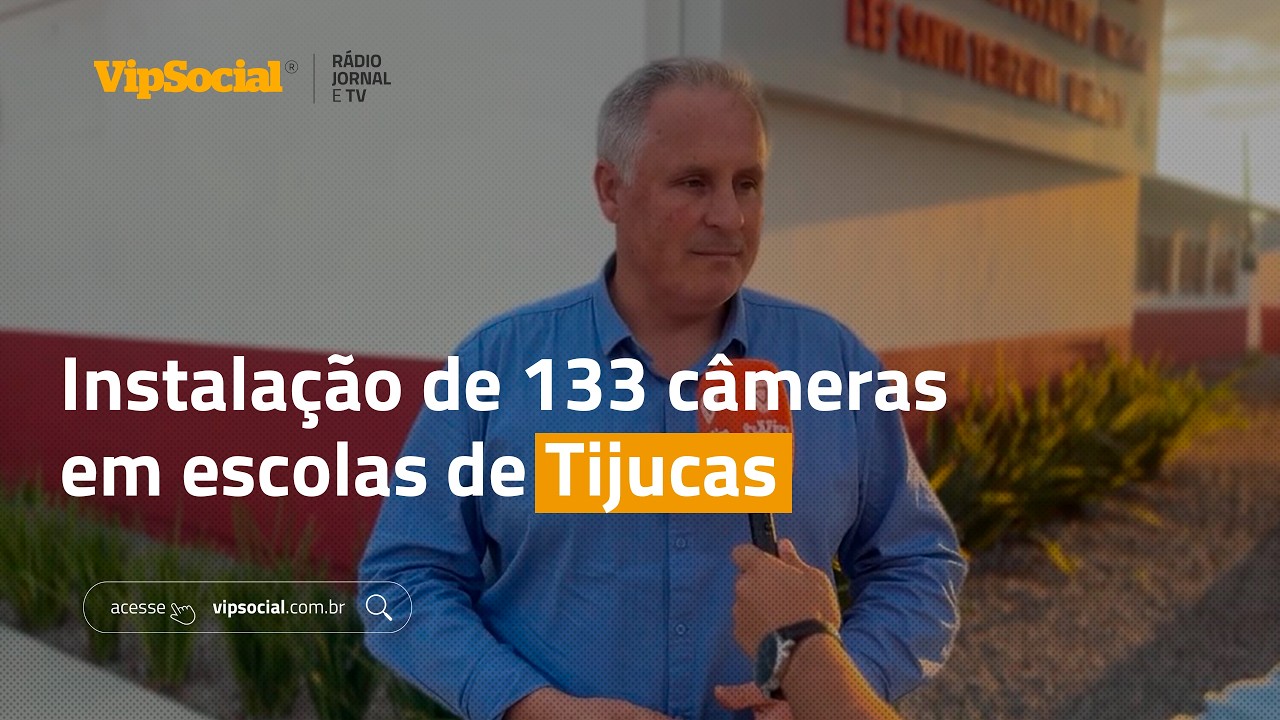 Instalação de 133 câmeras em escolas de Tijucas