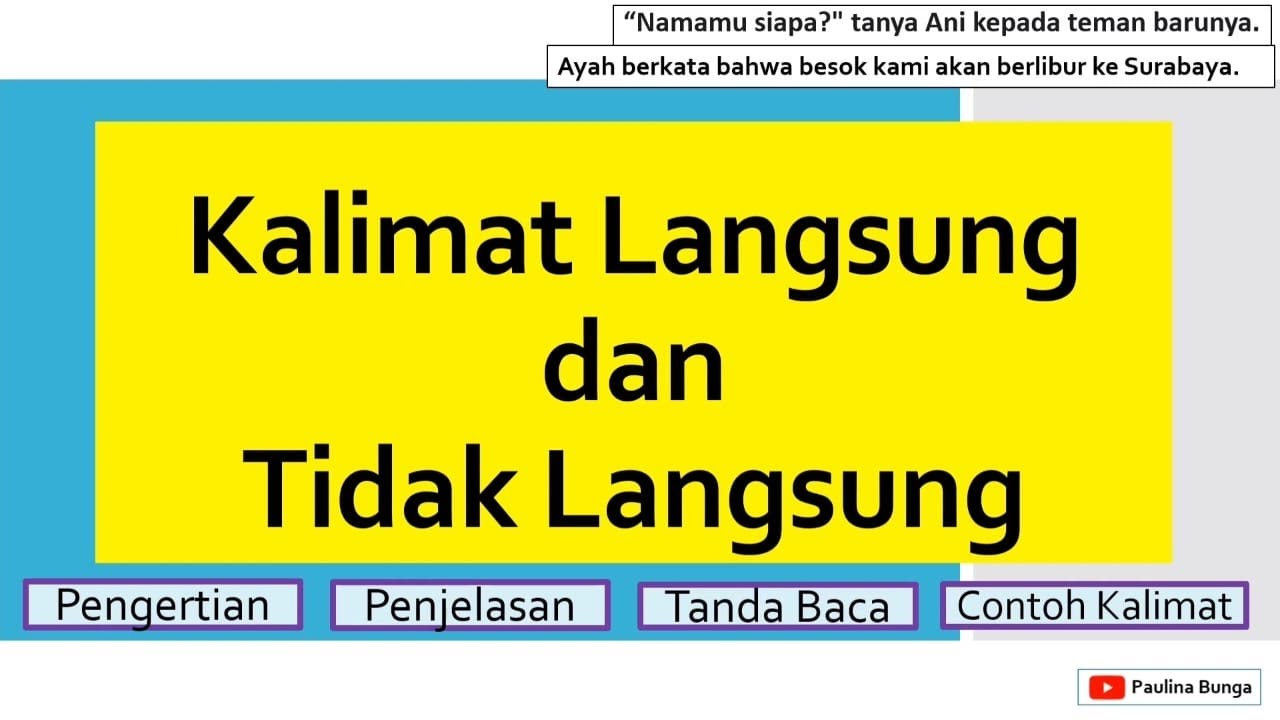 Direct and Indirect Sentences