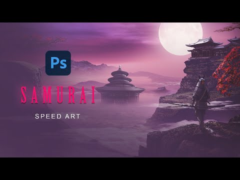 SAMURAI MANIPULATION  Speed Art (Photoshop Tutorial) #photoshopmanipulation #photoshopart #speedart