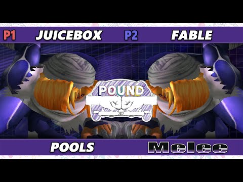 Pound 2022 - Juicebox (Sheik) Vs. Fable (Sheik) SSBM Smash Melee Tournament
