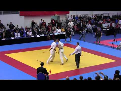 Дрозд Александр - Межевцов Станислав Чемпионат России 2016 по кекусинкай (IFK)