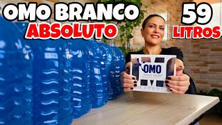 O SEGREDO DO SABÃO LÍQUIDO OMO BRANCO ABSOLUTO - ROUPAS PERFEITAS COM ESSE SABÃO 😍🥰