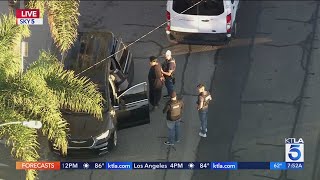 Federal agents confronted by protesters in Oxnard