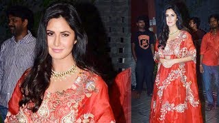 Gorgeous Katrina Kaif Snapped At Arpita Khan’s Diwali Bash