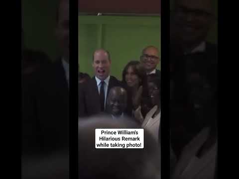 #PrinceWilliam 's HILARIOUS remark during photoshoot #shorts