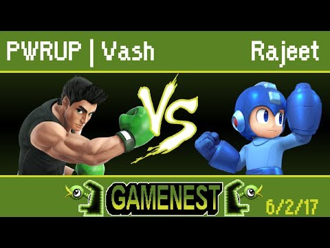 PWRUP |  Vash (Little Mac) vs Rajeet (Mega Man) - Wii U Winners R2 SIU