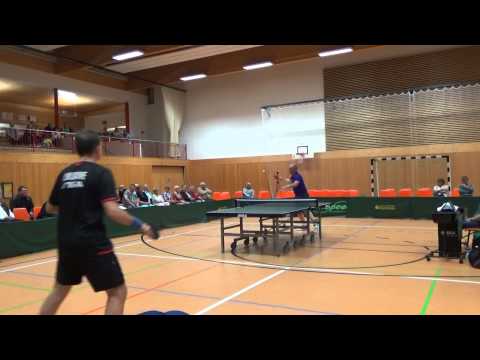 Table Tennis Exhibition Saive  Jean Michel and Philippe 20150529 Gaimersheim Tischtennis Show 7