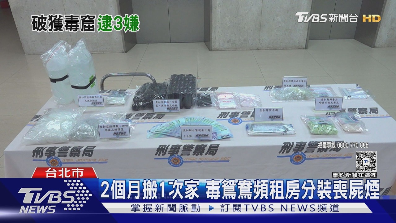 販毒通緝犯借人頭租屋藏身 警攻堅破門「情侶檔還在睡」