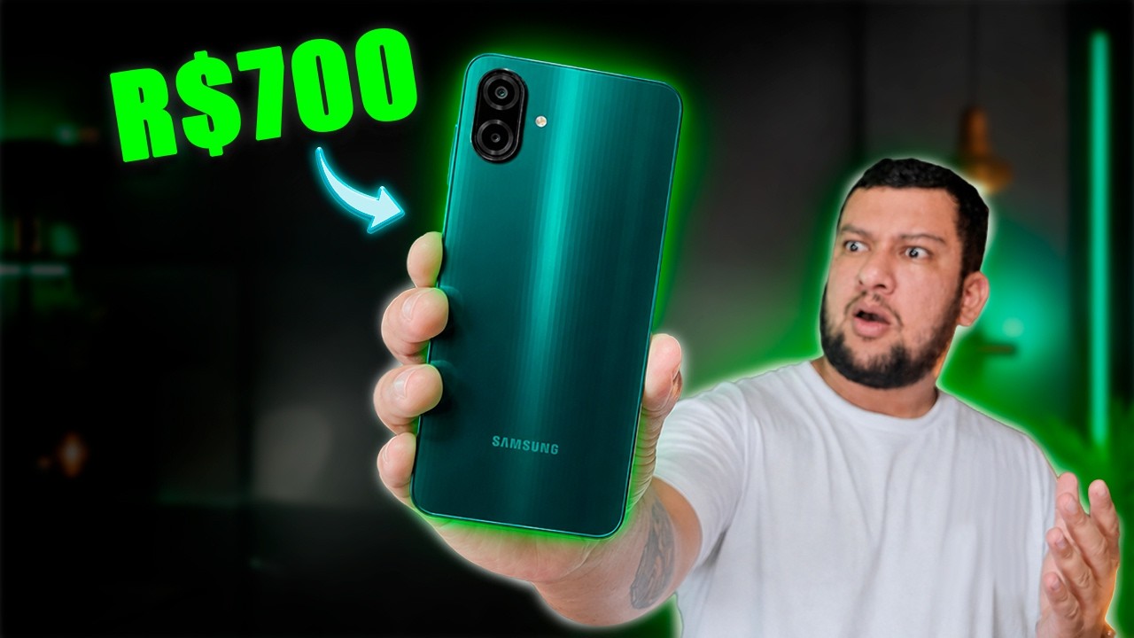 Miniatura da avaliação em vídeo de Smartphone Samsung Galaxy A07 8GB 256GB Preto