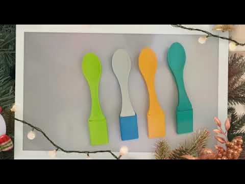 Plastic 4 in 1 multiuse spoon and fork set