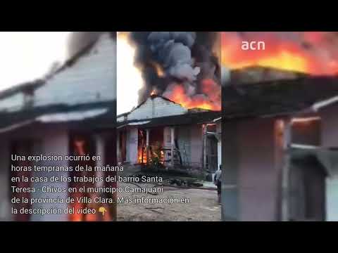 Último minuto || incendio en Camajuani, Villa Clara 