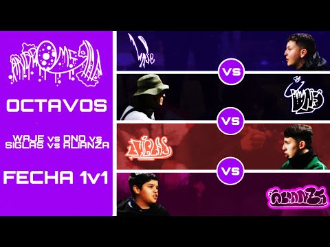 WAJE vs DNO vs SIGLAS vs ALIANZA - OCTAVOS (FECHA 1v1)