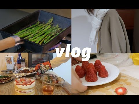 Winn | VLOG 104 | 21年的第一周 | 一起过生日 | 蜂蜜烤鸡翅，法式吐司 | 做早餐 | 工作便当