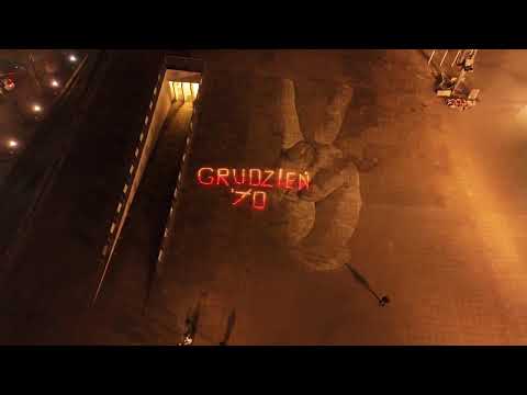 🕯️ Grudzień '70 Szczecin - pamiętamy! Obchody na Plac Solidarności  w Szczecinie z lotu ptaka.