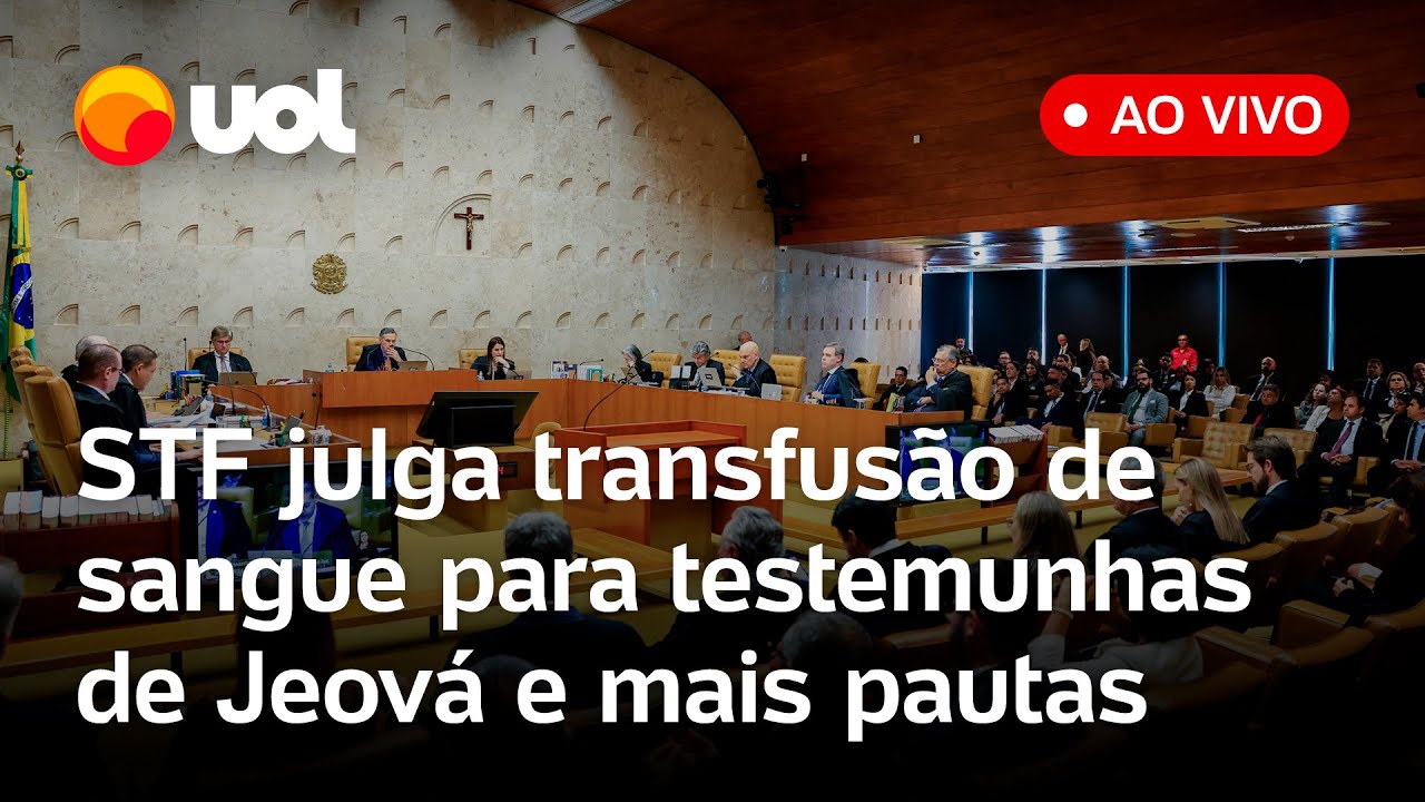 Ao vivo: STF julga se testemunhas de Jeová podem fazer cirurgia sem transfusão de sangue