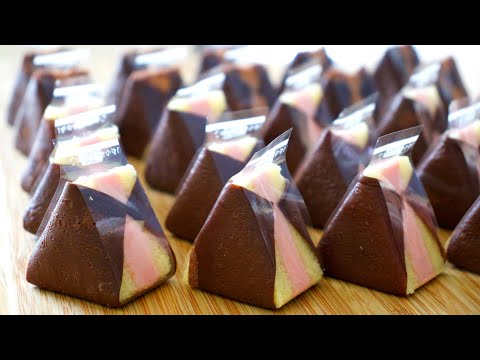 《おにぎり風ケーキ》ベルギーの幼稚園持ち寄りティーパーティー!パティシエが本気で作ります!Part2