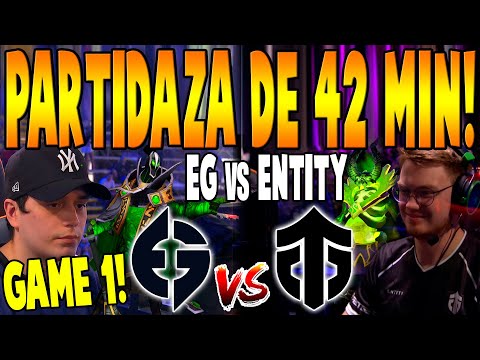 EG vs ENTITY [GAME 1] BO3 - Partidaza de 42 Min! "MATTHEW vs STORMSTORMER" - LIMA MAJOR 2023 DOTA 2