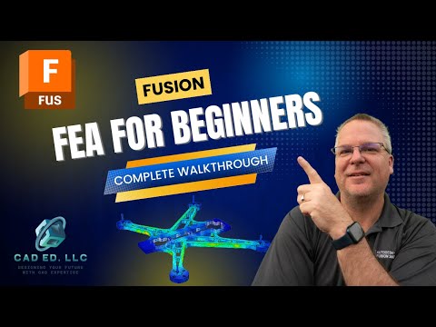 Fusion FEA for Beginners: Complete Stress Analysis Walkthrough