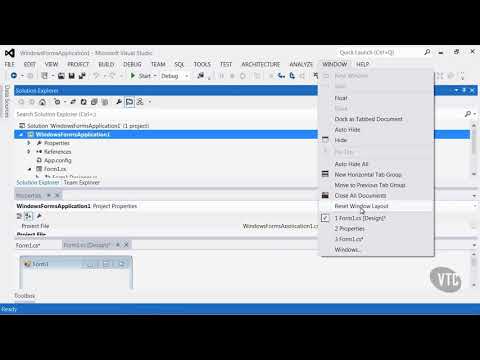13 Visual Studio Default Layout Programming in C Exam 70 483